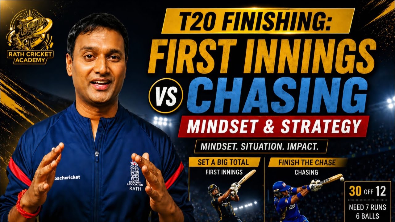 T20 Finishing: First Innings vs Chasing – Mindset & Strategy