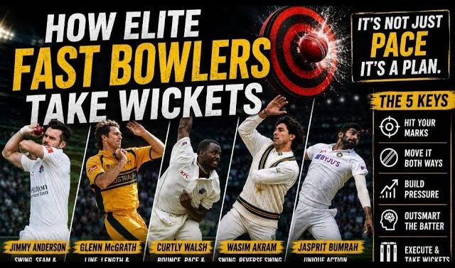 How Elite Fast Bowlers Take Wickets