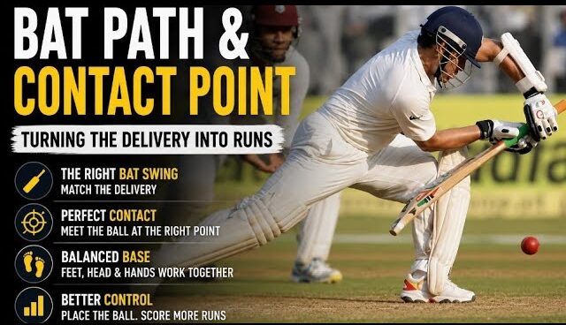 “BAT PATH & CONTACT POINT” | Turning the Delivery Into Runs