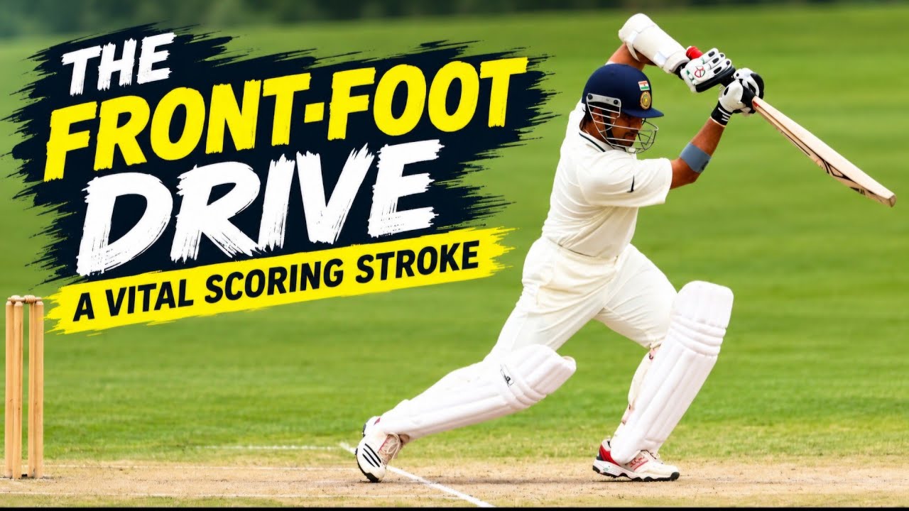 THE FRONT-FOOT DRIVE | A VITAL SCORING STROKE